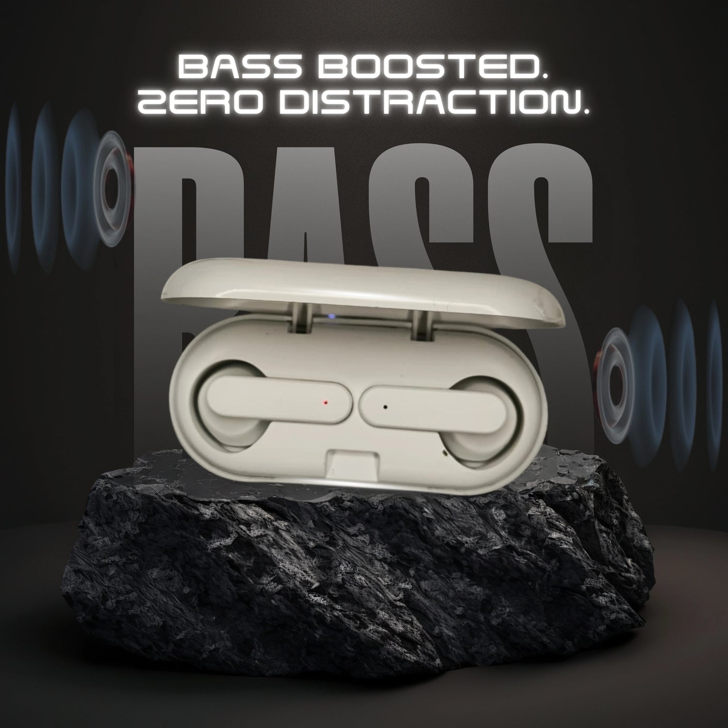 BassBoost Wireless Earbuds – HD Stereo Sound, Touch Control & Fast Charging Case